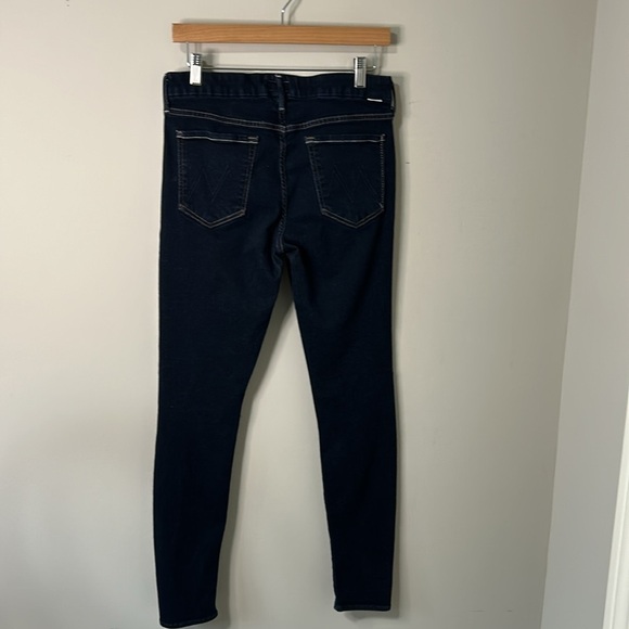 MOTHER The Looker Too Good To Be True Jean Dark Wash Designer Sz 30 - Picture 5 of 15
